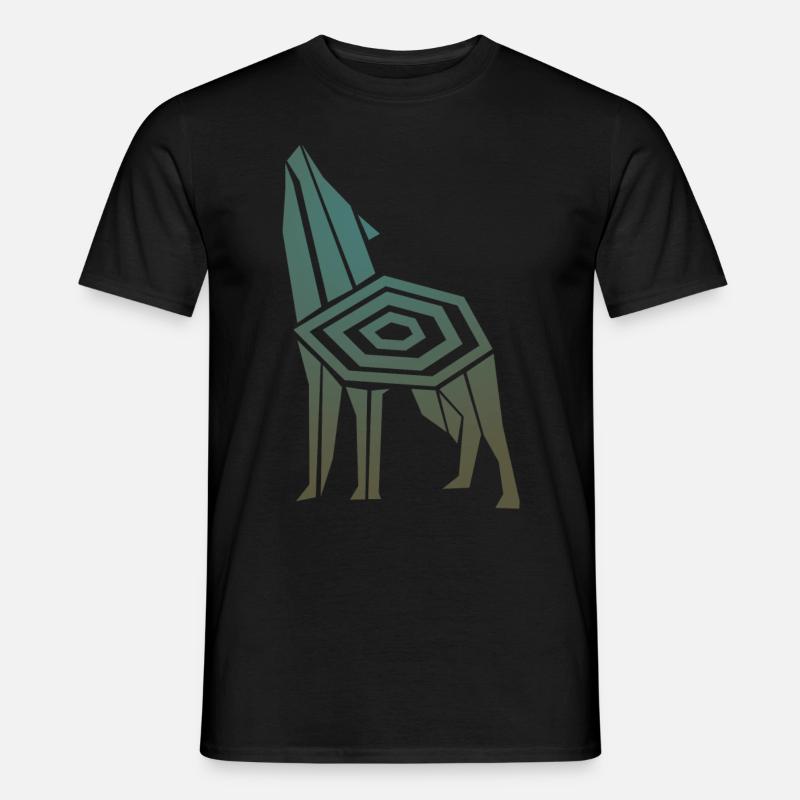 Wolf Odins Valhalla Wikinger Wölfe - Männer T-Shirt - Schwarz