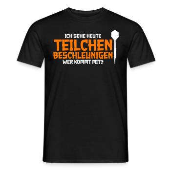Dart Dartpfeil Dartpfeile Darts - Männer T-Shirt - Schwarz - Vorne - AI Model Male 178 light (178cm)