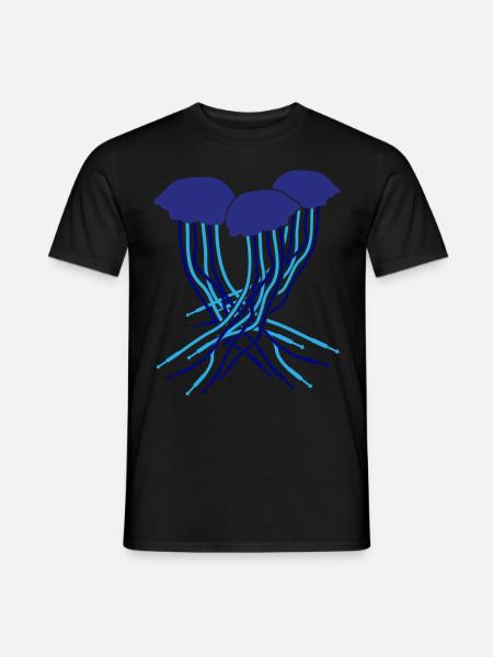 Synthesizer Quallen Modular Synthesizers - Männer T-Shirt - Schwarz