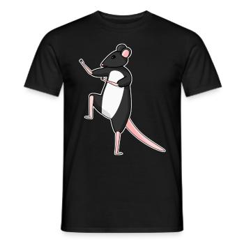 Qigong Qi Gong Maus Chigong - Männer T-Shirt - Schwarz - Vorne - AI Model Male 178 light (178cm)
