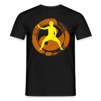 Qigong Karate Qi Gong Chigong - Männer T-Shirt - Schwarz - Vorne - AI Model Male 178 light (178cm)