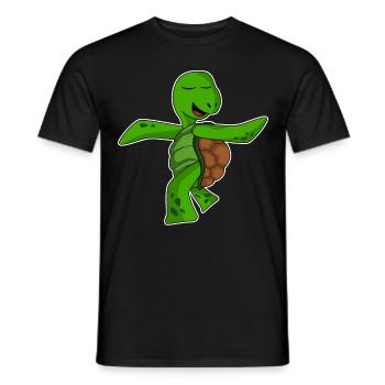 Qigong Qi Gong Schildkröte - Männer T-Shirt - Schwarz - Vorne - AI Model Male 178 light (178cm)