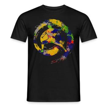 Qigong Qi Gong Karate Chigong - Männer T-Shirt - Schwarz - Vorne - AI Model Male 178 light (178cm)