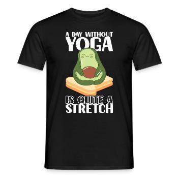 Avocado Toast - Männer T-Shirt - Schwarz - Vorne - AI Model Male 178 light (178cm)