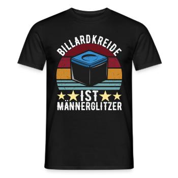 Pool Billard - Männer T-Shirt - Schwarz - Vorne - AI Model Male 178 light (178cm)