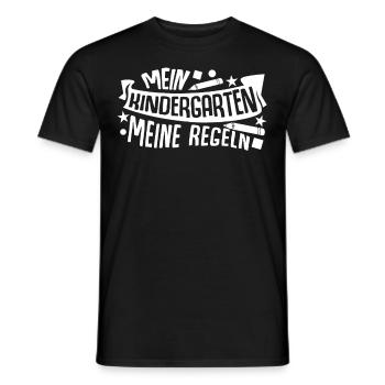 Erzieherin Tagesmutter Pädagogin - Männer T-Shirt - Schwarz - Vorne - AI Model Male 178 light (178cm)