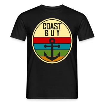 Rostock Flensburg Grömitz Kiel Lübeck - T-shirt homme - noir - Devant - AI Model Male 178 light (178cm)