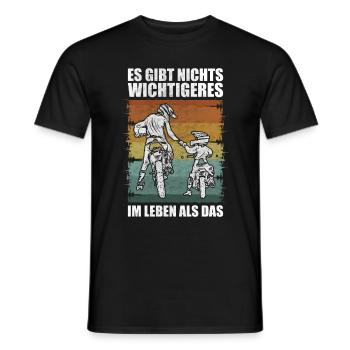Motocross Geschenk Motorradfahrer Motorrad Enduro - Männer T-Shirt - Schwarz - Vorne - AI Model Male 178 light (178cm)