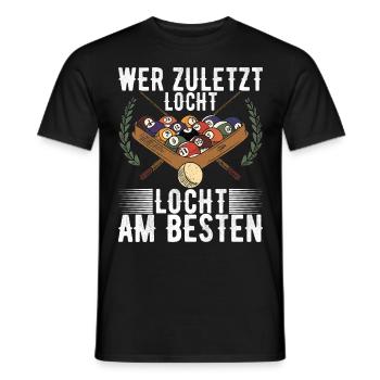 Pool Billard - Männer T-Shirt - Schwarz - Vorne - AI Model Male 178 light (178cm)