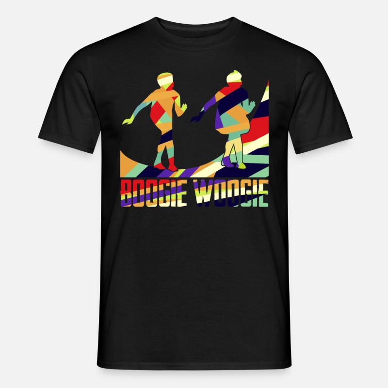 Boogie Woogie Boogie-Woogie Dancing Swing - T-shirt homme - noir