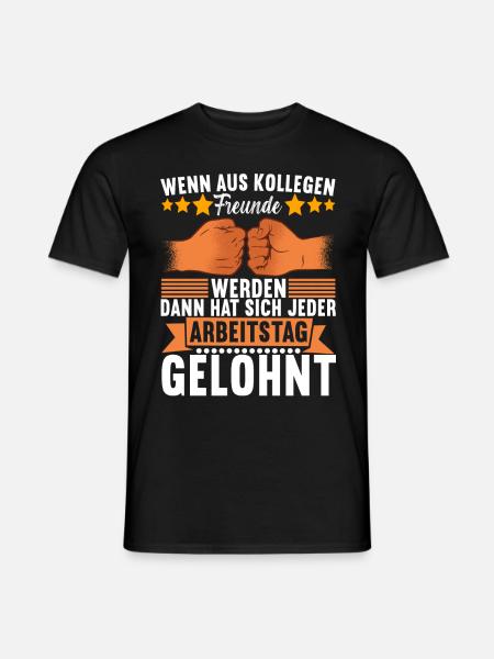 Abschiedsgeschenk Jobwechsel Kollege - Männer T-Shirt - Schwarz