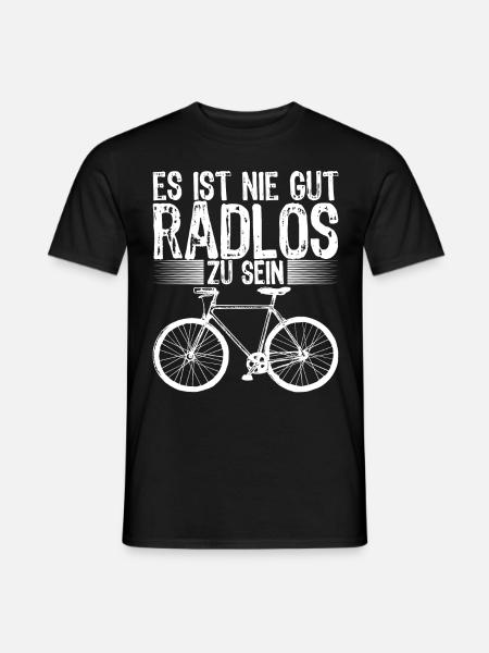 Fahrrad Fahrradfahren MTB - Männer T-Shirt - Schwarz