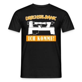 Drechseln Spruch Drechselbank Drechsler - Männer T-Shirt - Schwarz - Vorne - AI Model Male 178 light (178cm)