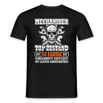 KFZ Mechaniker - Landmaschinenmechaniker -Tuning - Männer T-Shirt - Schwarz - Vorne - AI Model Male 178 light (178cm)