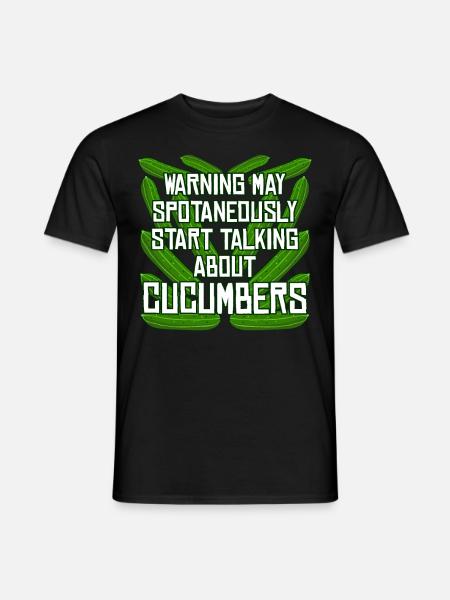 Concombre Blague Concombres - T-shirt homme - noir