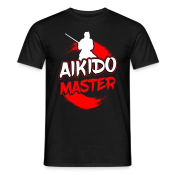 Kendo Aikido Master Kenjutsu Japan Martial Arts - Männer T-Shirt - Schwarz - Vorne - AI Model Male 178 light (178cm)
