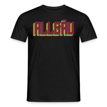 Alpes de l’Allgäu Allgäuerin Allgäuer - T-shirt homme - noir - Devant - AI Model Male 178 light (178cm)