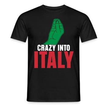 Italie Sardaigne Sicile Corse - T-shirt homme - noir - Devant - AI Model Male 178 light (178cm)