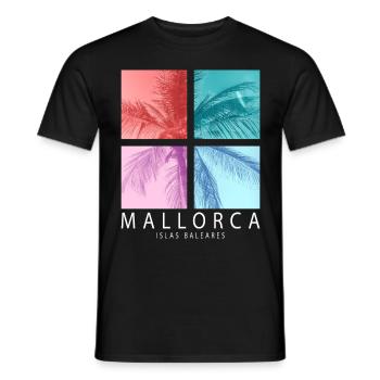 Mallorca Sommer Sonne Strand Meer Palmen Urlaub - Männer T-Shirt - Schwarz - Vorne - AI Model Male 178 light (178cm)
