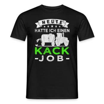 Gülle Landwirt - Traktoren - Bauernhof - Männer T-Shirt - Schwarz - Vorne - AI Model Male 178 light (178cm)