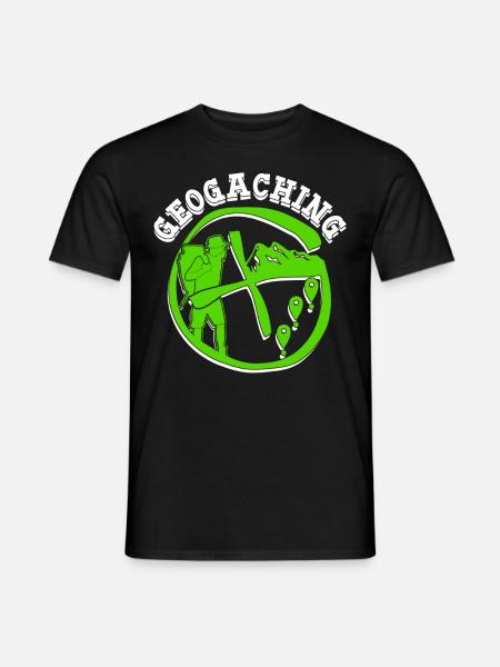 Geocacher Scavenger Hunt Cache Geocache - Men's T-Shirt - black