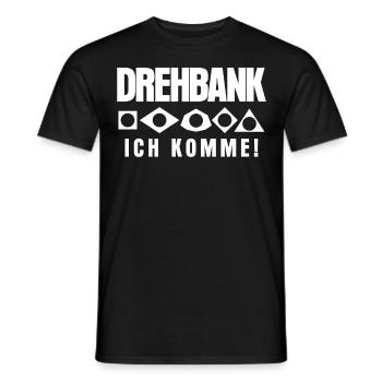 Zerspaner Zerspanungsmechaniker Dreher - Männer T-Shirt - Schwarz - Vorne - AI Model Male 178 light (178cm)