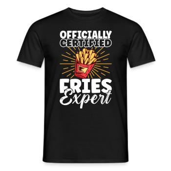 Hamburgers de restauration rapide - T-shirt homme - noir - Devant - AI Model Male 178 light (178cm)