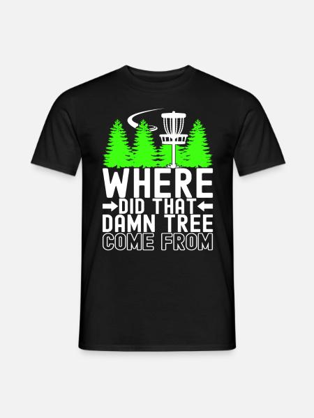 Disc Golf Disc Golfer - Männer T-Shirt - Schwarz