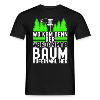 Disc Golf Disc Golfer - Männer T-Shirt - Schwarz - Vorne - AI Model Male 178 light (178cm)