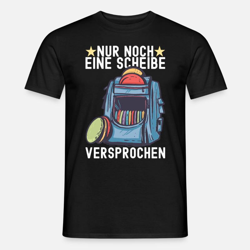 Disc Golf Disc Golfer - Männer T-Shirt - Schwarz