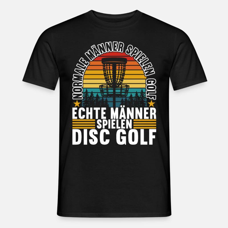 Disc Golf Disc Golfer - Männer T-Shirt - Schwarz