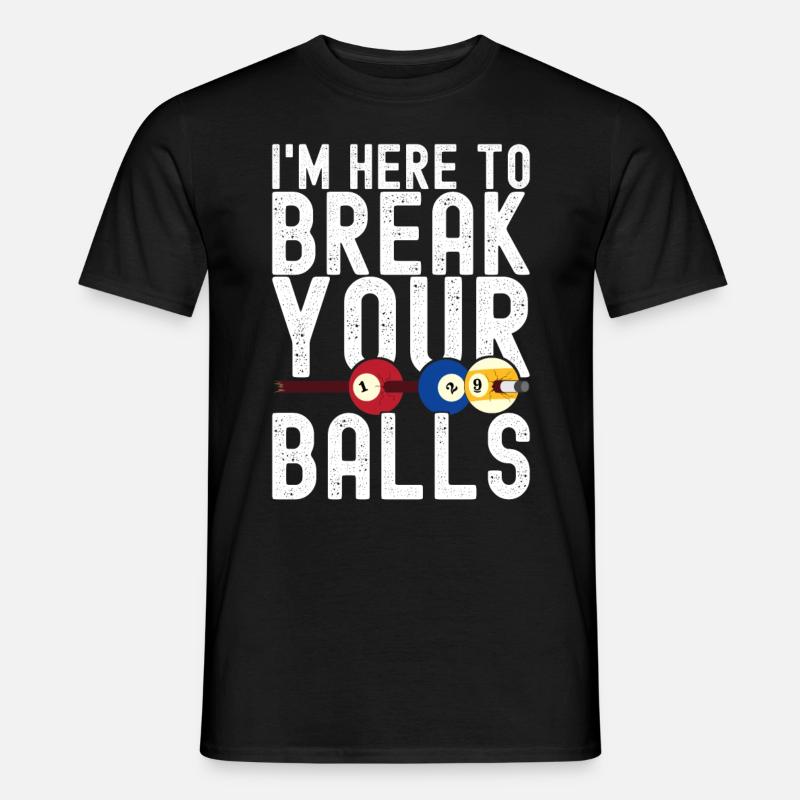 Pool Billiards Billiards Pool Table - Men's T-Shirt - black