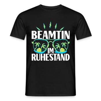 Beamter Beamtin Verbeamtung - Männer T-Shirt - Schwarz - Vorne - AI Model Male 178 light (178cm)