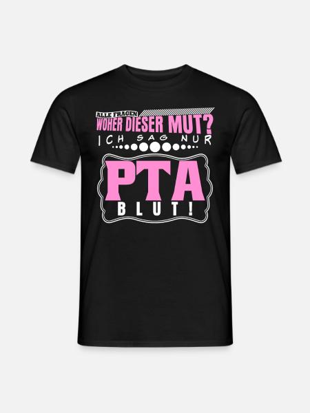 PTA Witz Apothker Apotheke - Männer T-Shirt - Schwarz
