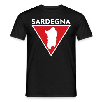 Sardegna Sardinia Italy Sardinia - Men's T-Shirt - black - Front - AI Model Male 178 light (178cm)