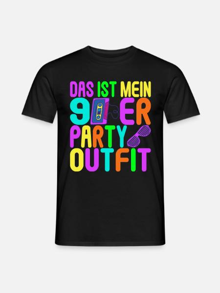 90s Party 90s - Men's T-Shirt - black