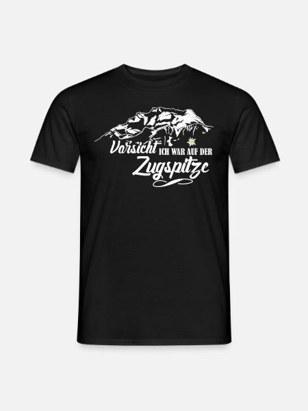 Zugspitze Berge Bergsteiger - Männer T-Shirt - Schwarz