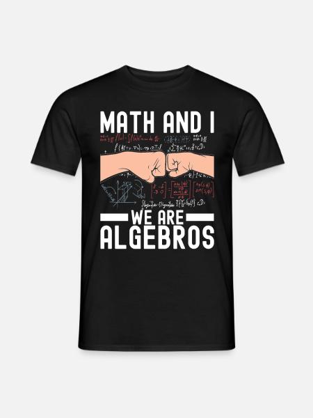 Math Teacher Mathematics - Men's T-Shirt - black