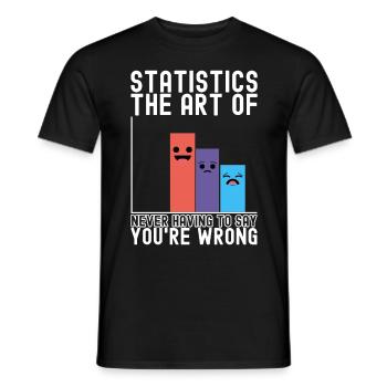 Math Teacher Mathematics - Men's T-Shirt - black - Front - AI Model Male 178 light (178cm)