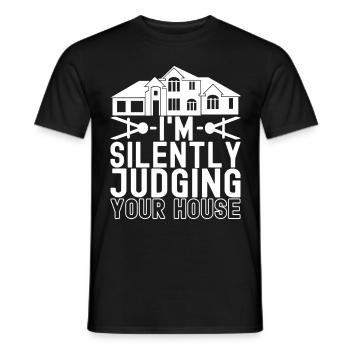 Architect Architecture - Men's T-Shirt - black - Front - AI Model Male 178 light (178cm)