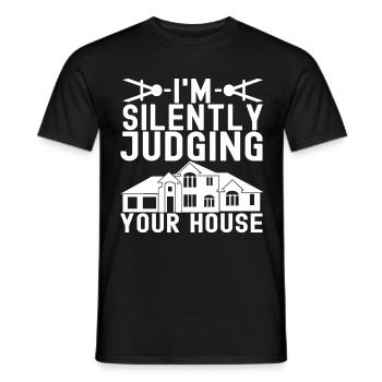 Architect Architecture - Men's T-Shirt - black - Front - AI Model Male 178 light (178cm)