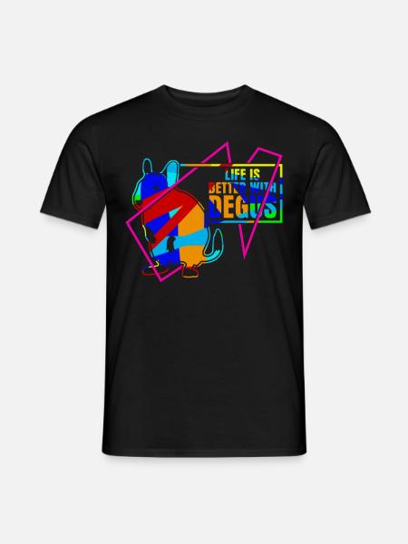 Degu Deguspruch Degus - Men's T-Shirt - black