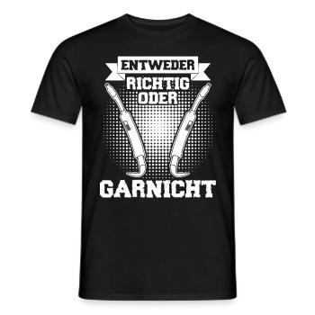 Schweißer Richtig Schweißen - Männer T-Shirt - Schwarz - Vorne - AI Model Male 178 light (178cm)