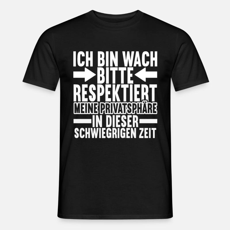 Faultier Lustige Sprüche Sarkasmus - Männer T-Shirt - Schwarz
