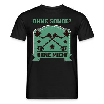 Sondeln Metalldetektor Detektor Sondler - Männer T-Shirt - Schwarz - Vorne - AI Model Male 178 light (178cm)