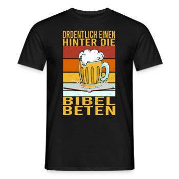 Einweihungsparty Männertag Nachbar Nachbarn - Männer T-Shirt - Schwarz - Vorne - AI Model Male 178 light (178cm)
