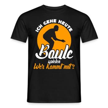 Boule Petanque Boulekugeln Boccia - Männer T-Shirt - Schwarz - Vorne - AI Model Male 178 light (178cm)