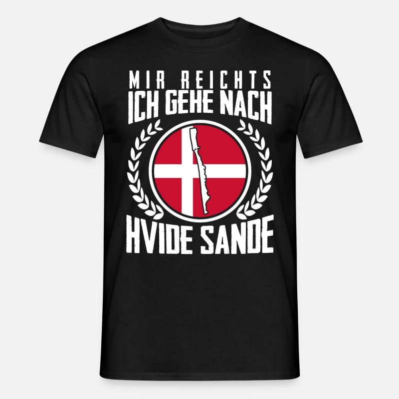 Hvide Sande - Männer T-Shirt - Schwarz