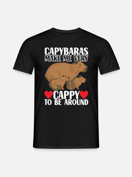 Capybara Wasserschwein - T-shirt homme - noir
