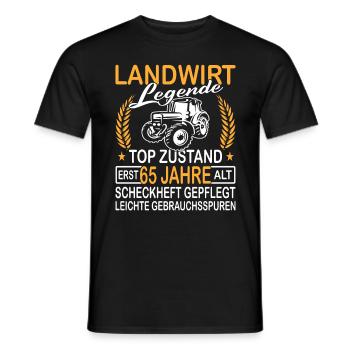 Landwirt Legende Top Zustand erst 65 Jahre alt - Männer T-Shirt - Schwarz - Vorne - AI Model Male 178 light (178cm)